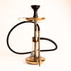 E38 Kompressor Plus Gold Hookah - Stainless Steel & Titanium Fusion