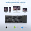 Foldable Bluetooth Keyboard with Touchpad