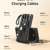 Portable Charger with Built-in Cables