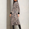 Lipsy Neutral Animal Printed Long Sleeve Jersey Shirt Dress