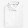 White Slim Fit Easy Care Textured Single Cuff Shirt