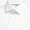 White Slim Fit Easy Care Textured Single Cuff Shirt