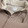 Neutral Borg Fleece Lined Zip Up Hoodie